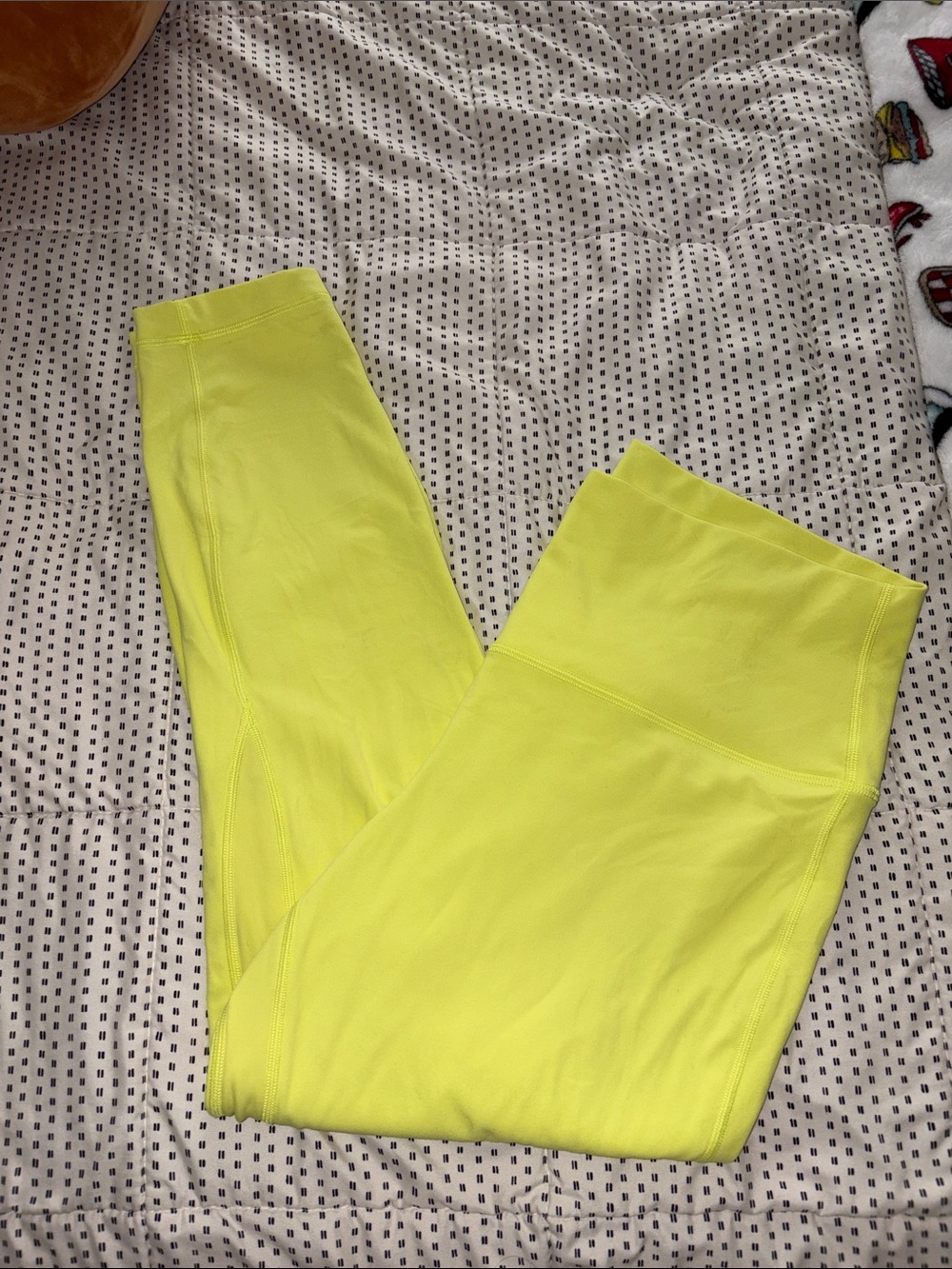 Lululemon Align Neon Yellow Active Leggings